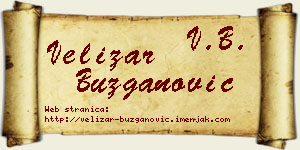 Velizar Buzganović vizit kartica